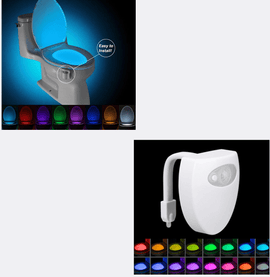 shop.plusyouclub 0 16 colors & 8 colors Smart Motion Sensor Toilet Seat Light