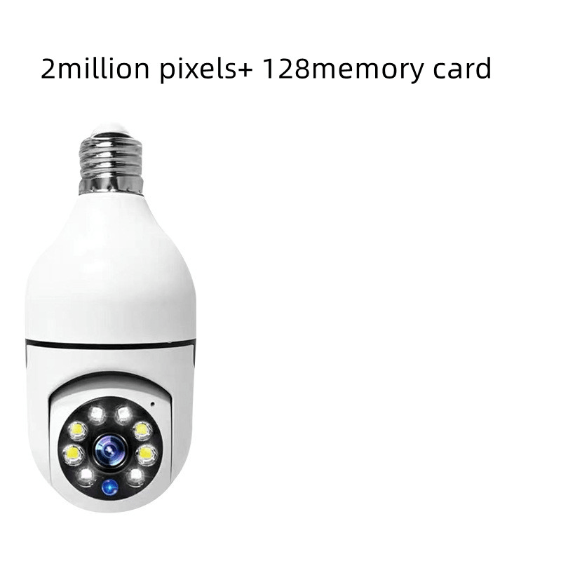 shop.plusyouclub 0 2millionpixelsduallight / 128memorycard Wireless Wifi Light Bulb Security Camera