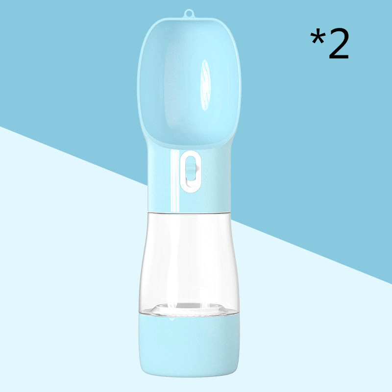 shop.plusyouclub 0 2pc Blue Dog Water Dispenser For Travel