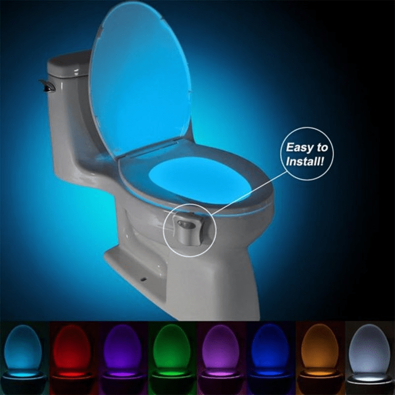 shop.plusyouclub 0 8 colors Smart Motion Sensor Toilet Seat Light