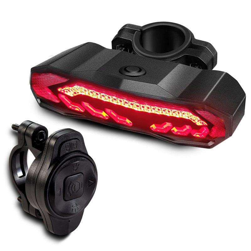 shop.plusyouclub 0 Bike Smart Brake Taillight USB Charging Alarm LED Taillight Waterproof