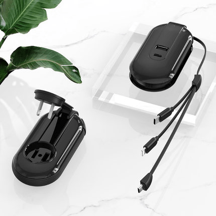 shop.plusyouclub 0 Black / 220VUS All-In-One Traveler's Phone Charger