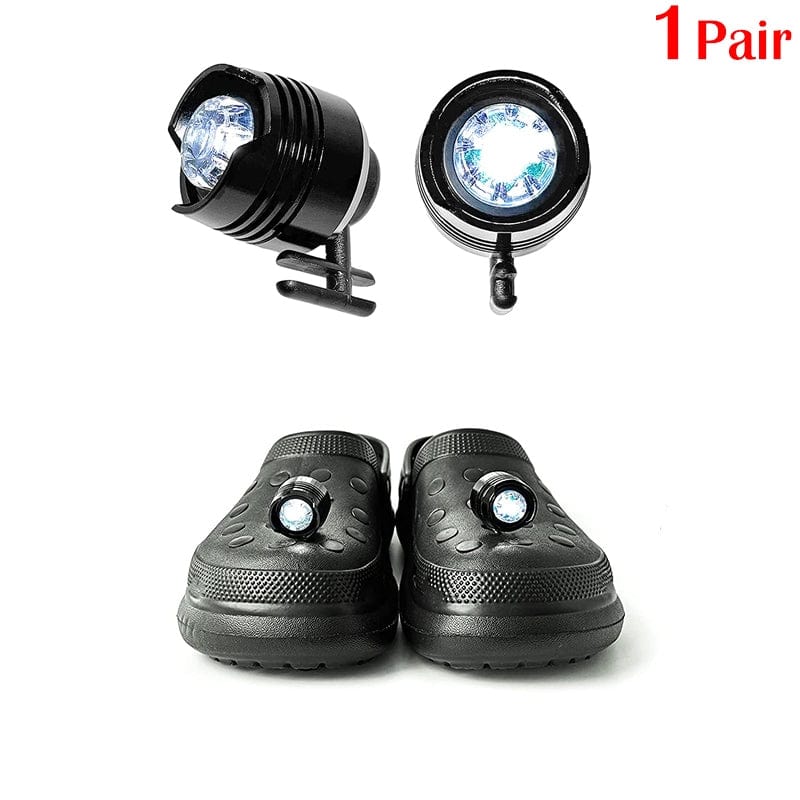 shop.plusyouclub 0 Black / 2PCS LED Headlights For Holes Shoes IPX5 Waterproof Shoes Light 3 Modes 72 Hours Glowing Small Lights For Dog Walking Camping Outdoor