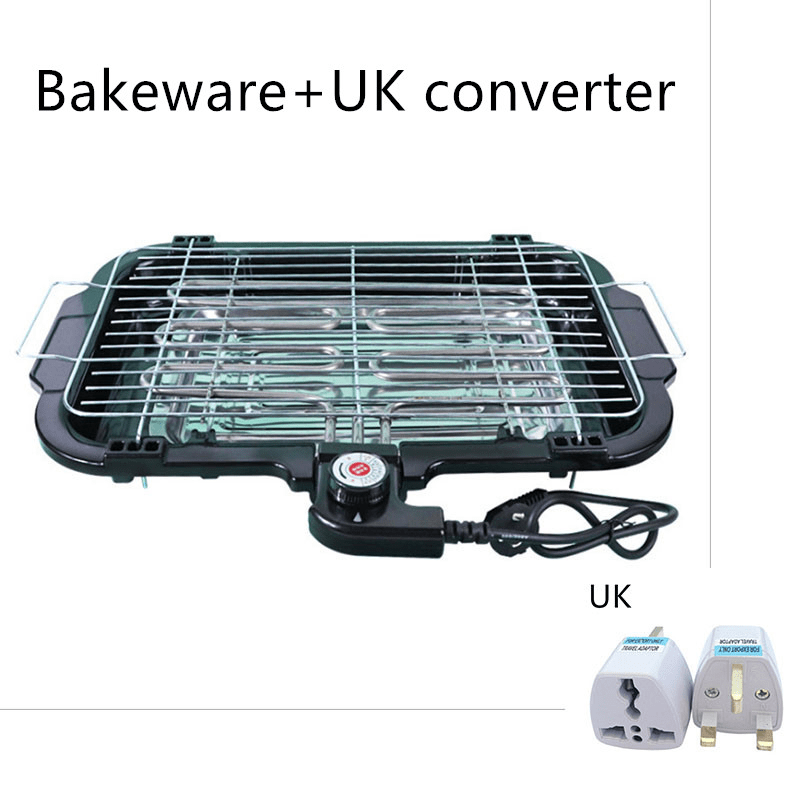 shop.plusyouclub 0 Black / UK Electric Portable Barbecue Grill