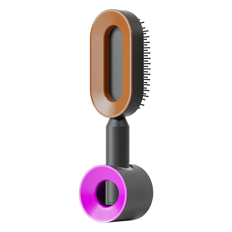 shop.plusyouclub 0 BlackgoldSet Self Cleaning Hair Brush