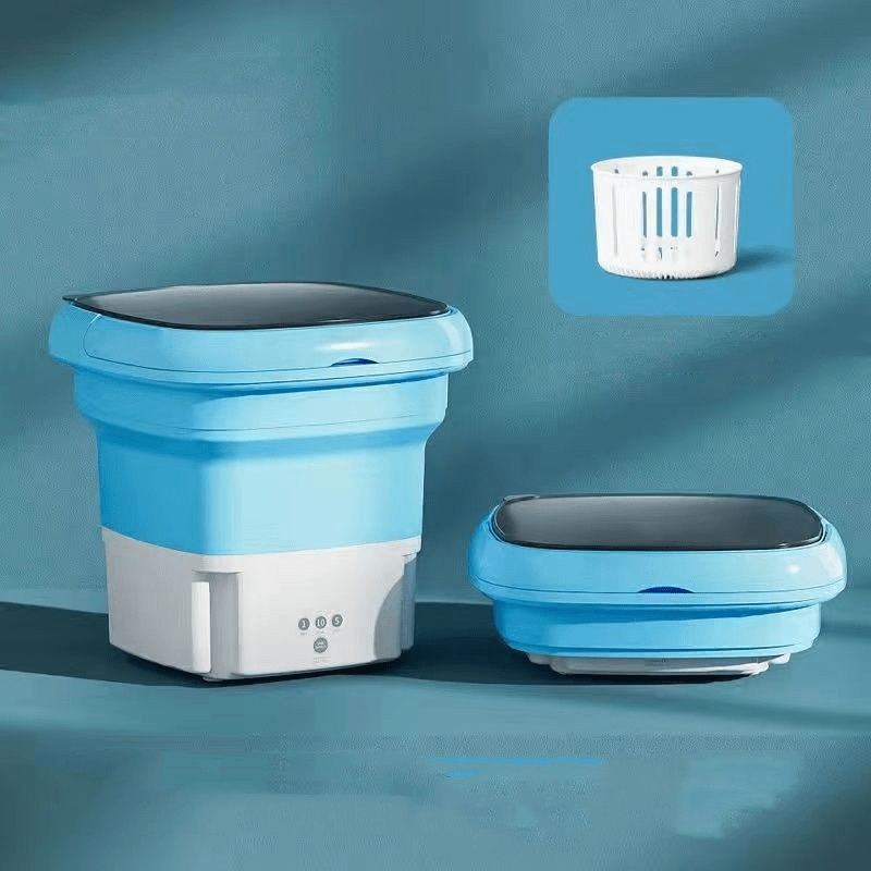 shop.plusyouclub 0 Blue / Blue light sterilization / EU Foldable Mini Washing Machine