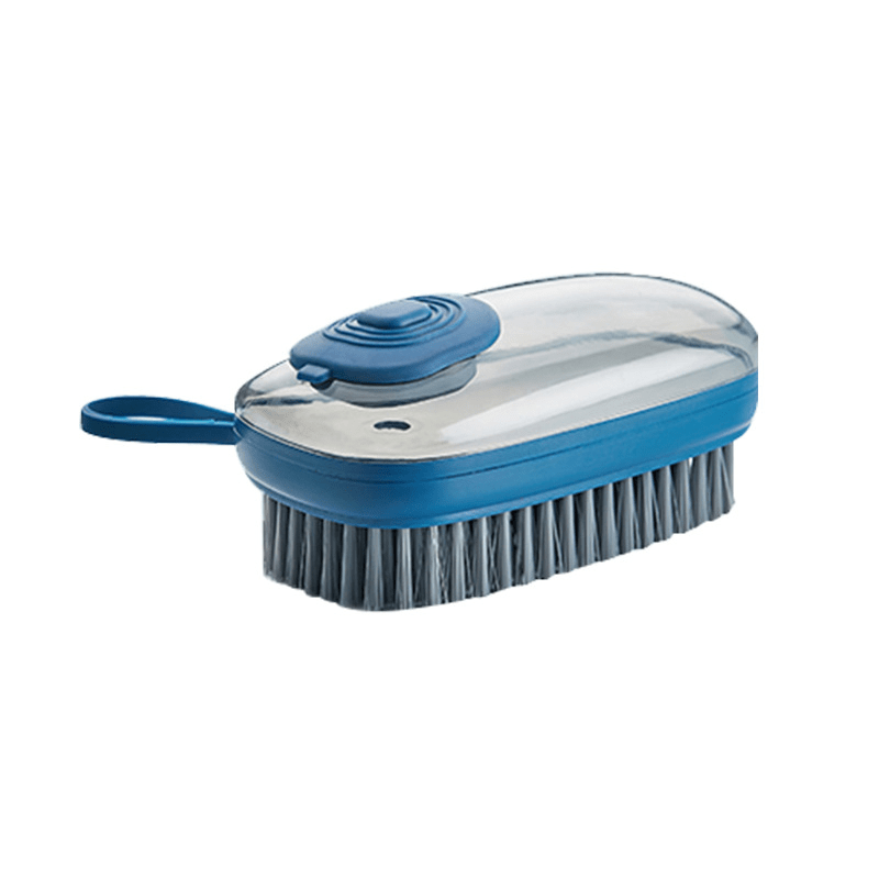 shop.plusyouclub 0 Blue Cleaning Brush With Soap Dispenser