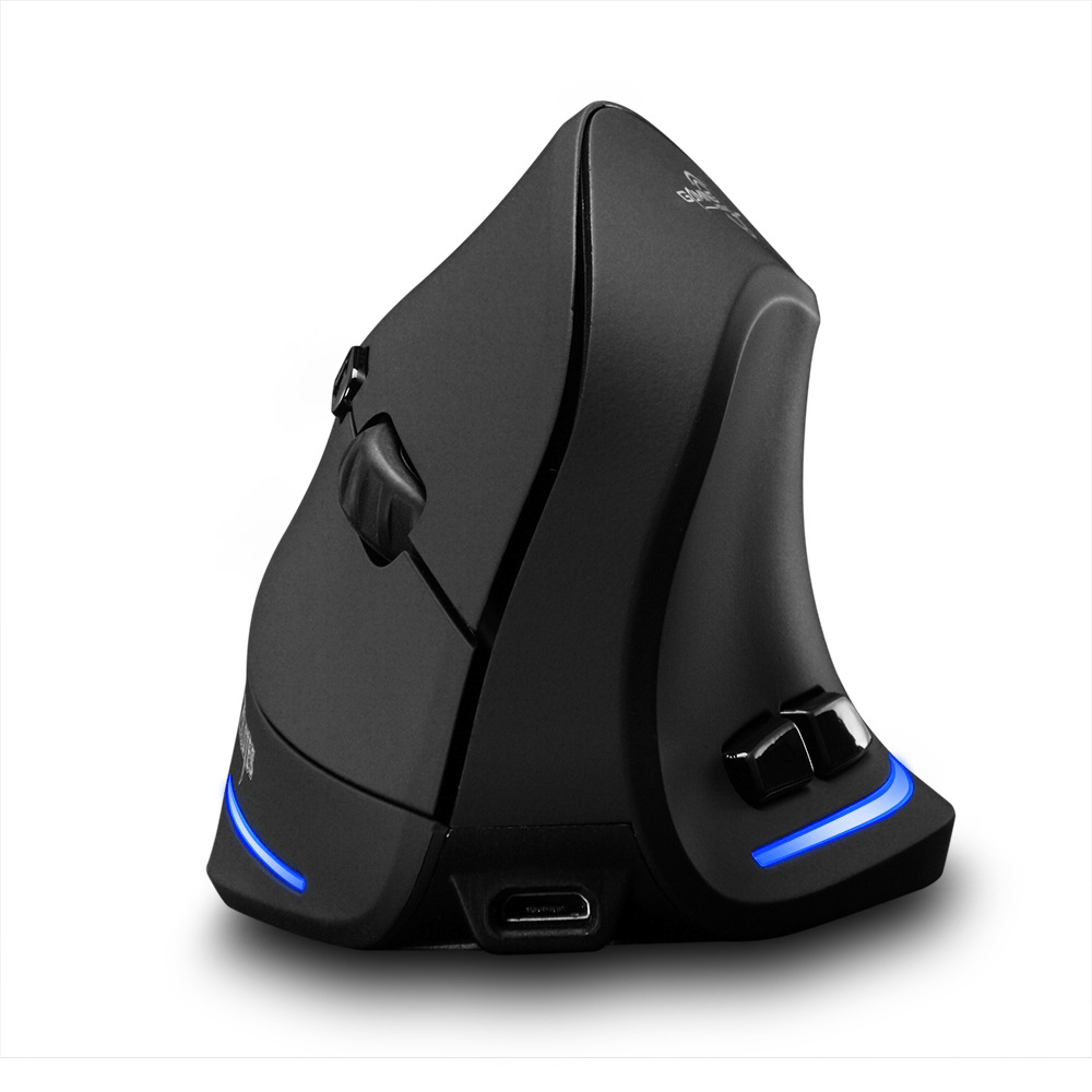 shop.plusyouclub 0 F35 / Black Wireless Vertical Computer Mouse