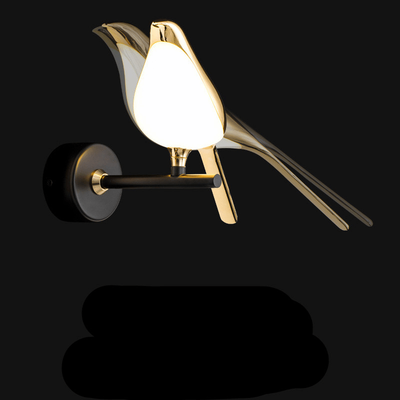 shop.plusyouclub 0 Gold / B Magpie Bird Model LED Light
