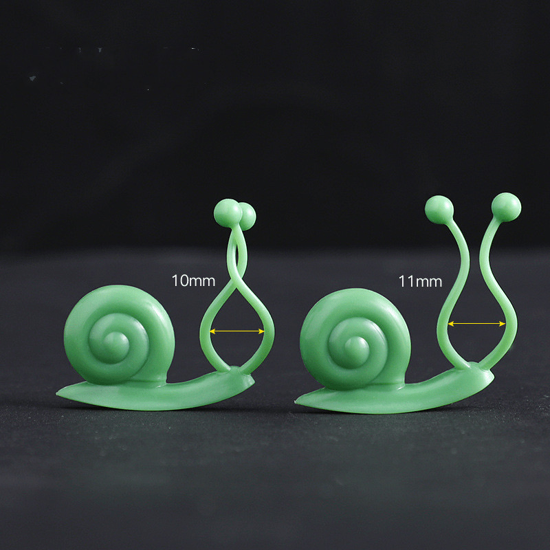 shop.plusyouclub 0 Green Flower Plant Support Clips