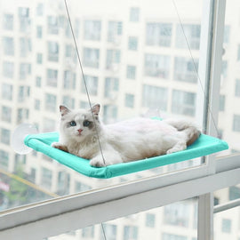 shop.plusyouclub 0 Green Pet Litter Sucker Hanging Cat Window Hammock