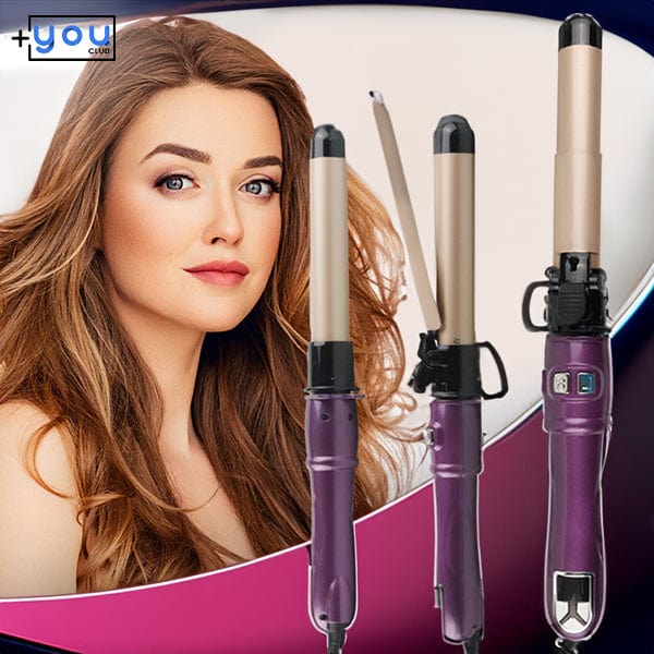 shop.plusyouclub 0 LCD Temperature Controlled Automatic Hair Curler