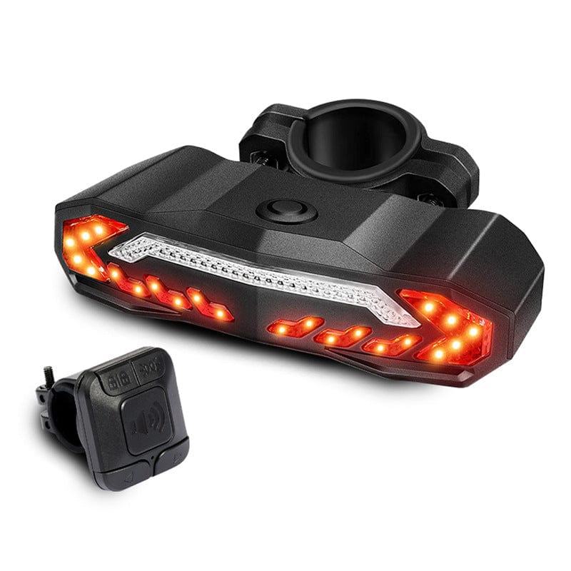shop.plusyouclub 0 Old remote control / USB Bike Smart Brake Taillight USB Charging Alarm LED Taillight Waterproof