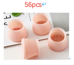 shop.plusyouclub 0 Pink / 56Pcs Non-Slip Furniture Foot Protector