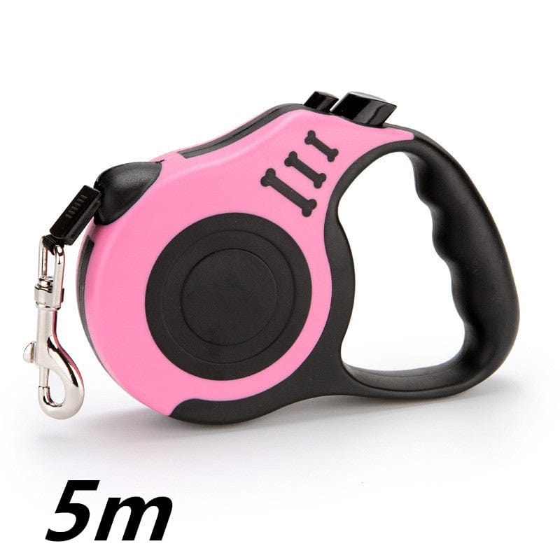 shop.plusyouclub 0 Pink / 5m Pet Automatic Telescopic Traction Rope