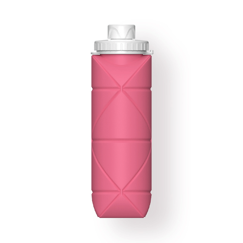 shop.plusyouclub 0 Pink / 600ml Foldable Travel Water Bottle