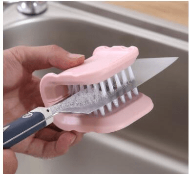 shop.plusyouclub 0 Pink Cutlery Cleaner Brush