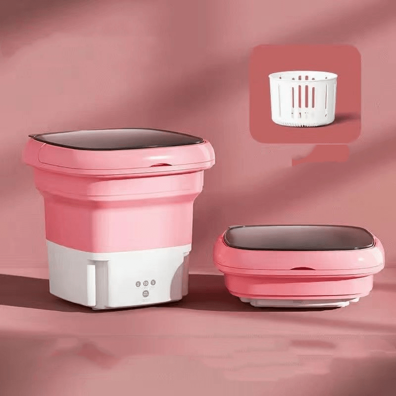 shop.plusyouclub 0 Pink / Standard / US Foldable Mini Washing Machine