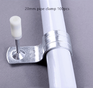 shop.plusyouclub 0 Pipe Clamp 25mm - 100Pcs Steel Nail Punching Rivet Gun