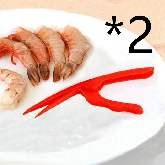shop.plusyouclub 0 Plastic 2pcs Shrimp Deveiner And Peeler