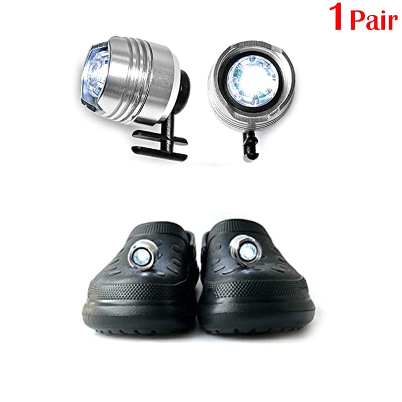 shop.plusyouclub 0 Silver / 2PCS LED Headlights For Holes Shoes IPX5 Waterproof Shoes Light 3 Modes 72 Hours Glowing Small Lights For Dog Walking Camping Outdoor