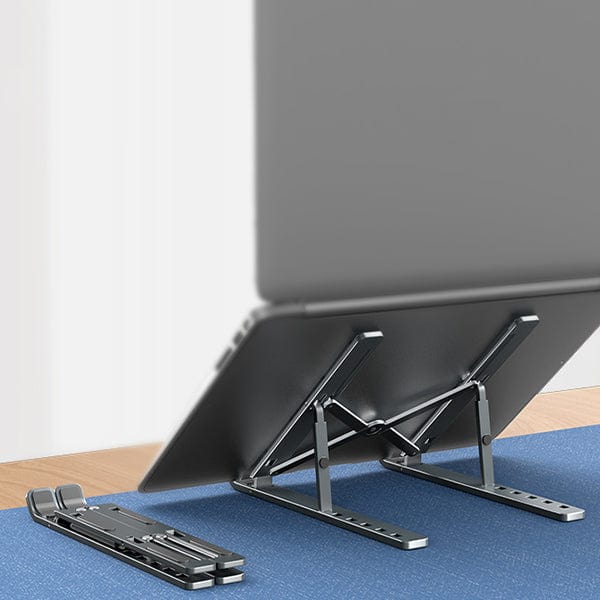 shop.plusyouclub 0 Silver Adjustable And Foldable Laptop Stand