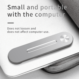 shop.plusyouclub 0 Silver Portable Phone Mount For Laptop