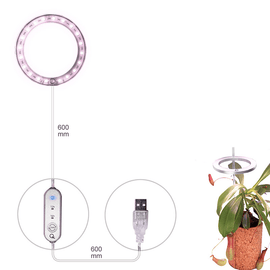 shop.plusyouclub 0 Single head pink and white lig LED Grow Light For Plants