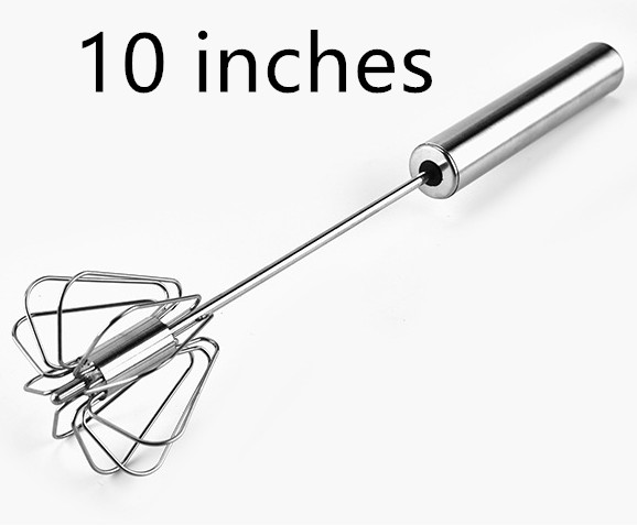 shop.plusyouclub 0 steel / S Semi-Automatic Stainless Steel Whisk