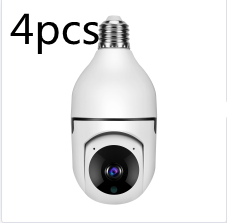 shop.plusyouclub 0 YIIOT 2million 4pcs / Infrared night vision 5GWiFi Wireless Wifi Light Bulb Security Camera