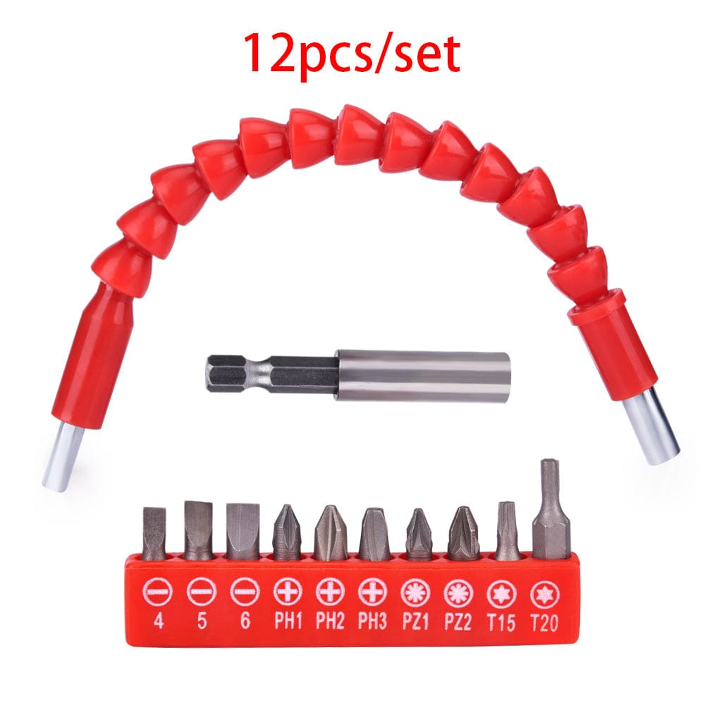 shop.plusyouclub 0 12pcs set 1PC Flexible Shaft Drill Bit Holder