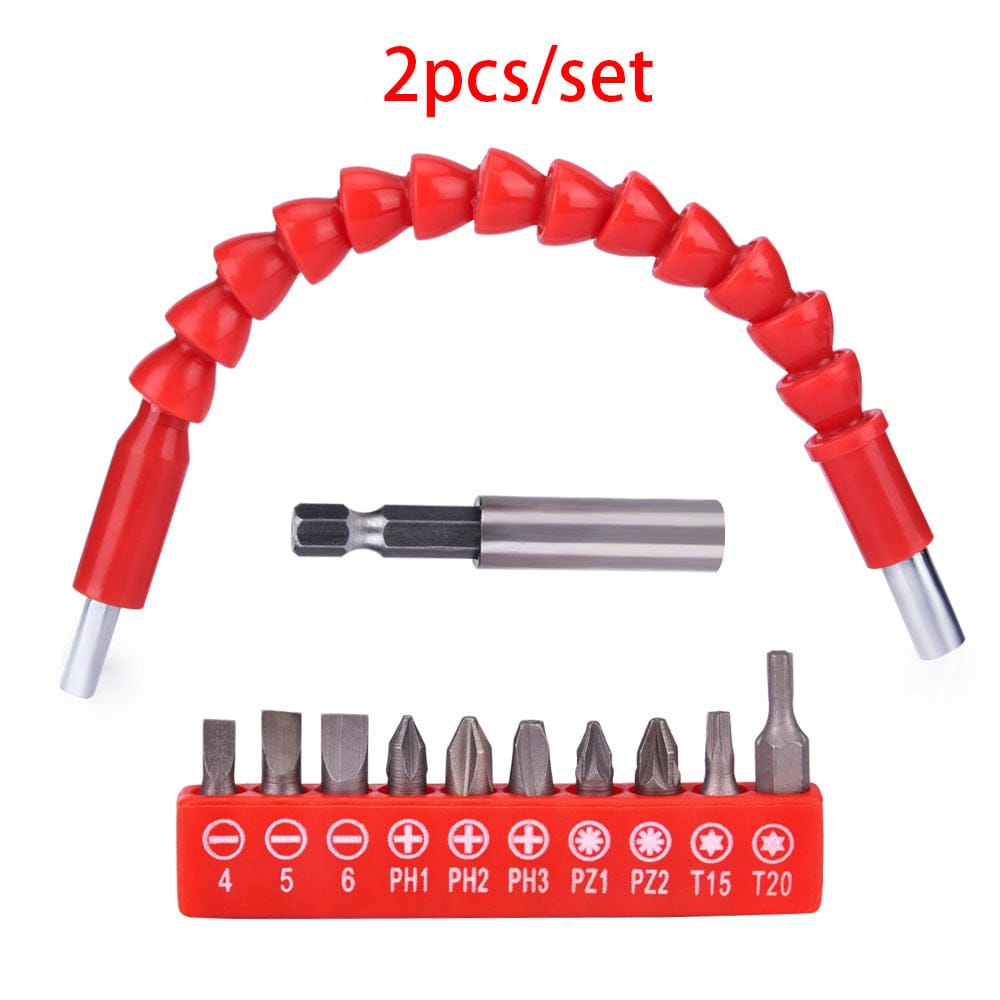 shop.plusyouclub 0 2pcs set 1PC Flexible Shaft Drill Bit Holder