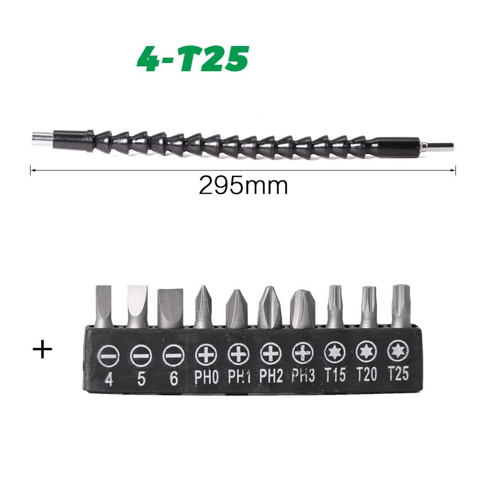 shop.plusyouclub 0 4 T25 1PC Flexible Shaft Drill Bit Holder