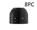 Black - 8Pcs