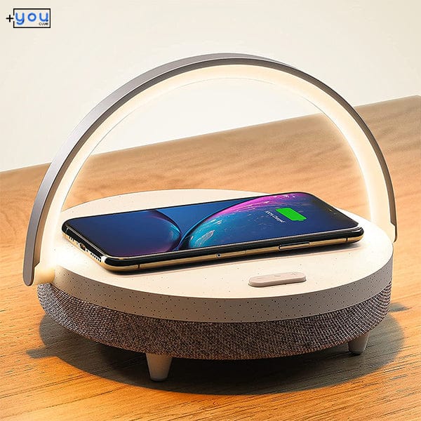 shop.plusyouclub 0 Bedside LED Lamp With Wireless Charger