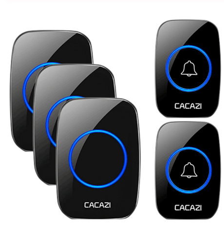shop.plusyouclub 0 Black C / US Wireless doorbell home new  long-distance remote control old pager Intelligent exchange doorbell