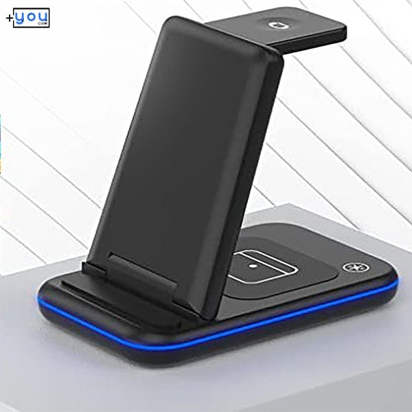 shop.plusyouclub 0 Black / USB 3-in-1 Wireless Charger For Gadgets