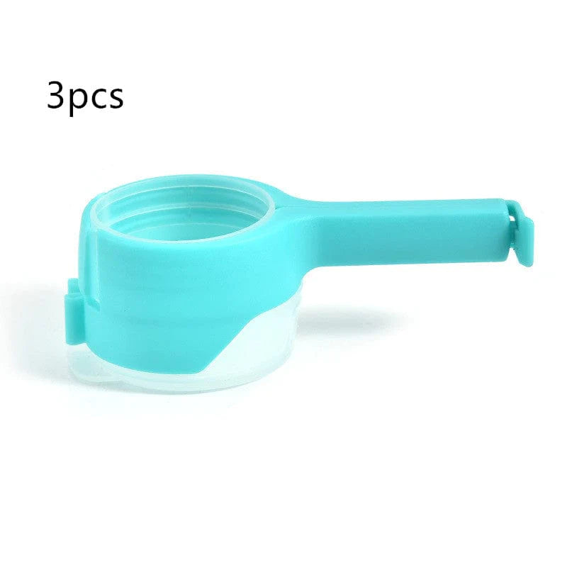 shop.plusyouclub 0 Blue / 3pc Seal-And-Pour Food Storage Clips