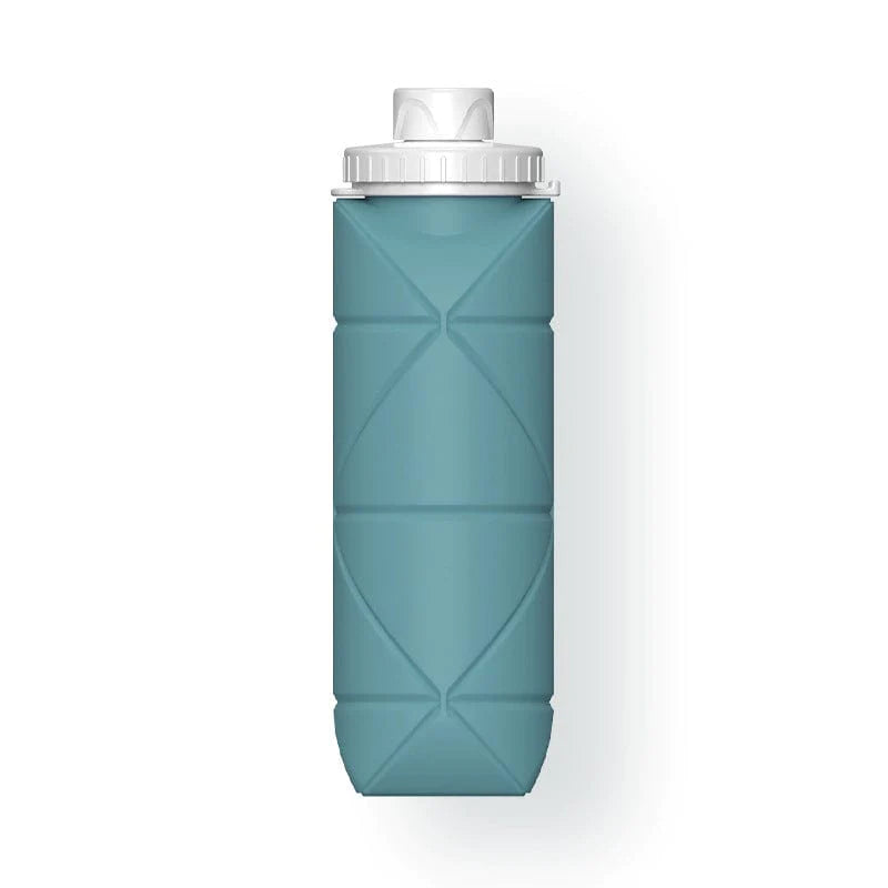 shop.plusyouclub 0 EucalyptusGreen / 600ml Foldable Travel Water Bottle