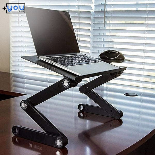 shop.plusyouclub 0 Foldable Laptop Stand With Mouse Pad Holder