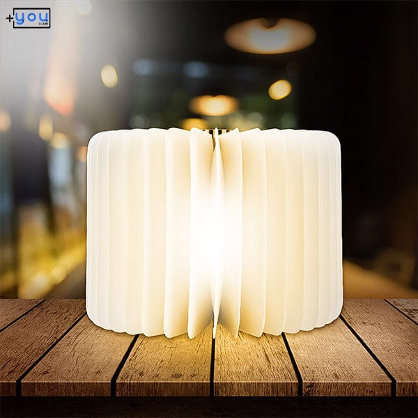 shop.plusyouclub 0 Foldable Wooden Book Lamp
