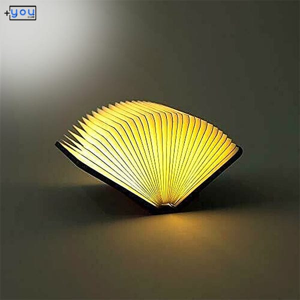 shop.plusyouclub 0 Foldable Wooden Book Lamp