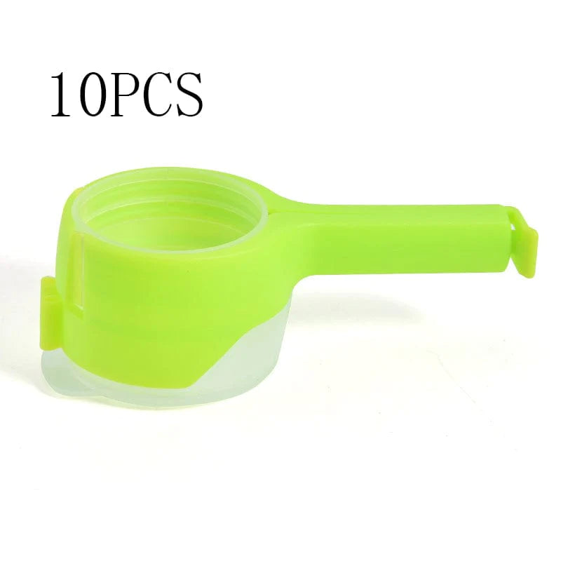 shop.plusyouclub 0 Green / 10pc Seal-And-Pour Food Storage Clips