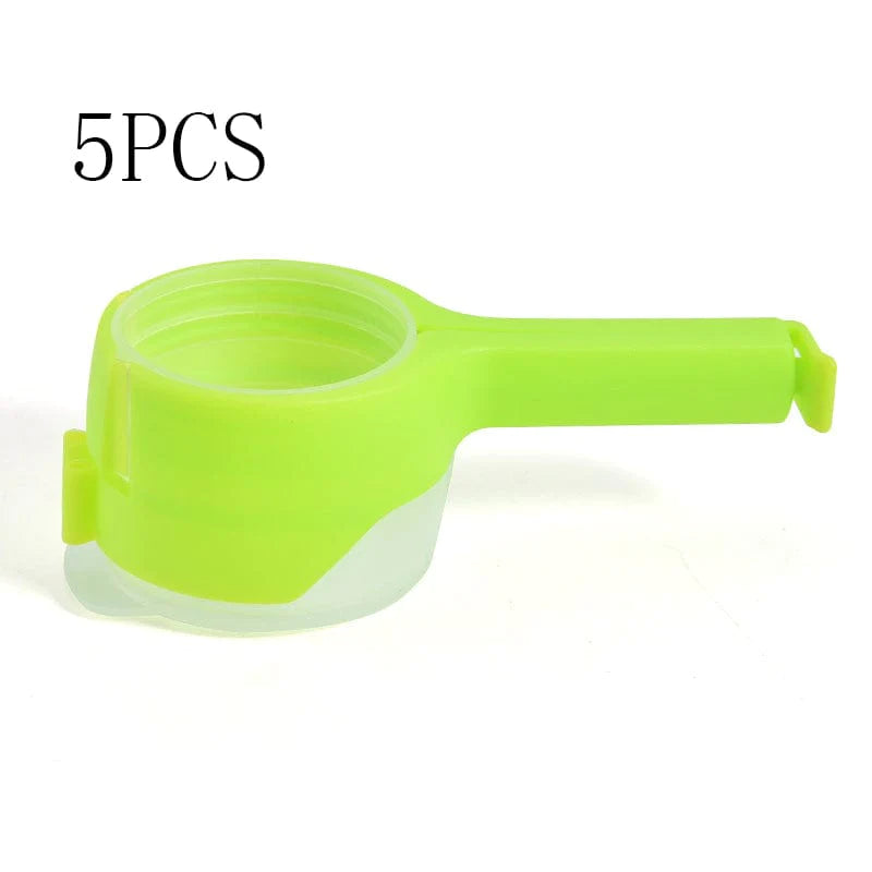 shop.plusyouclub 0 Green / 5pc Seal-And-Pour Food Storage Clips