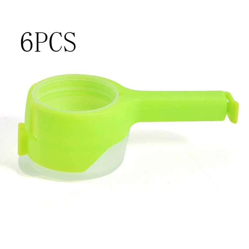 shop.plusyouclub 0 Green / 6pc Seal-And-Pour Food Storage Clips