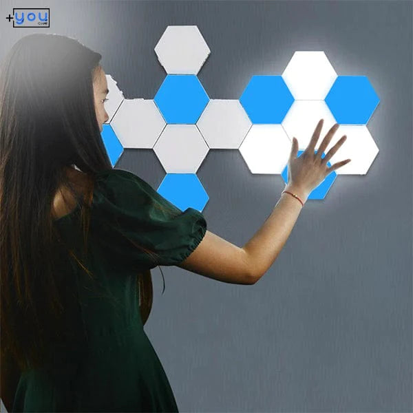 shop.plusyouclub 0 Honeycomb Touch Wall Lamp
