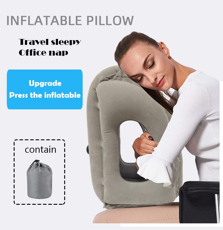 shop.plusyouclub 0 Inflatable Cushion Travel Pillow The Most Diverse & Innovative Pillow for Traveling 2017 Airplane Pillows Neck Chin Head Support