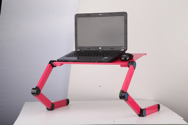 shop.plusyouclub 0 Laptop Table Stand With Adjustable Folding Ergonomic Design Stand Notebook Desk For Ultrabook Netbook Or Tablet With Mouse Pad