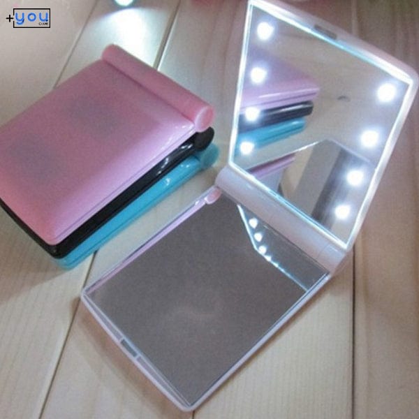 shop.plusyouclub 0 LED Compact Travel Makeup Mirror