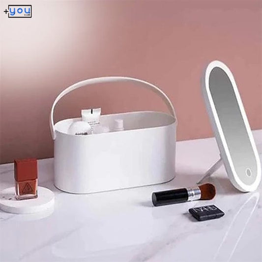 shop.plusyouclub 0 LED Makeup Mirror Portable Storage Box